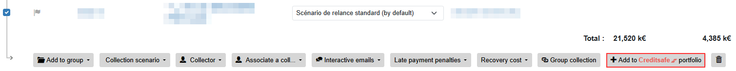 Connecteur Creditsafe