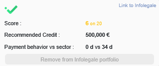 Infolegale connector