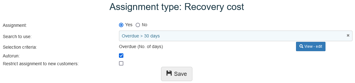 Affectation automatique