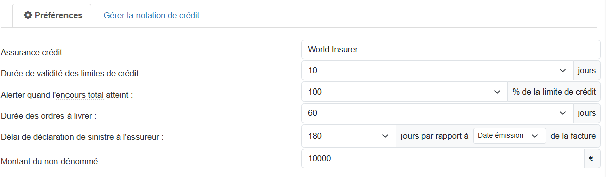 Dossier crédit & risque