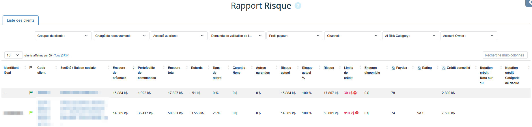 Connecteur Creditsafe
