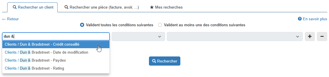 Connecteur Creditsafe