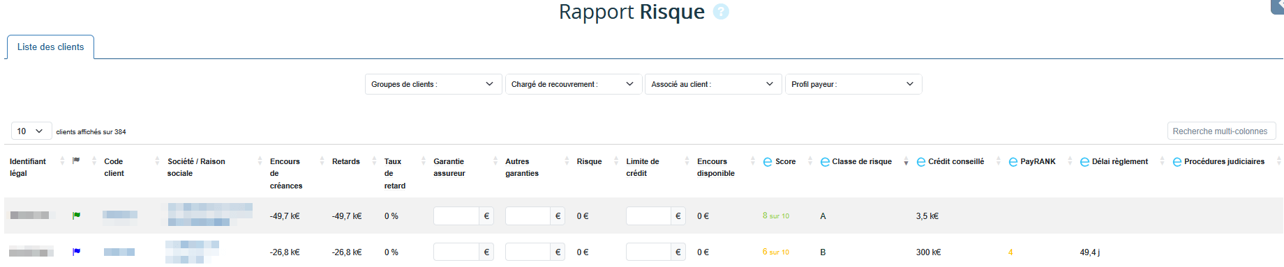 Connecteur Creditsafe