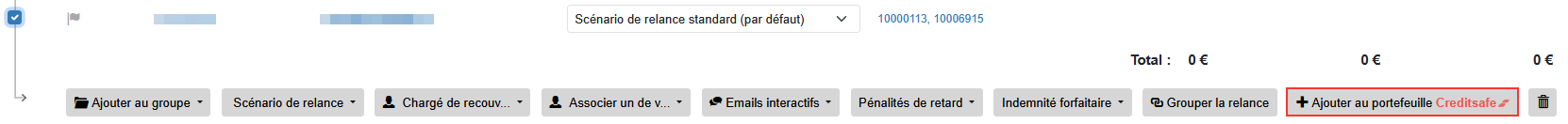 Connecteur Creditsafe