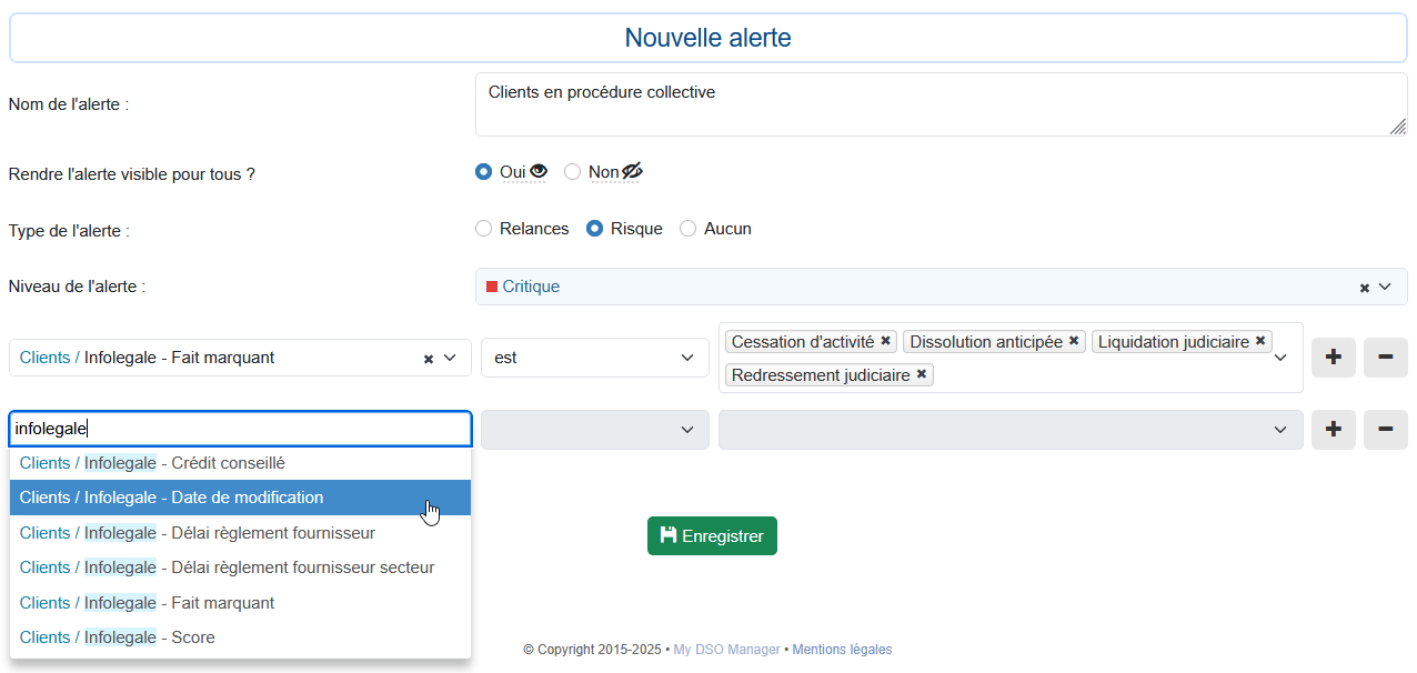 Connecteur Infolegale