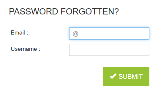 Forgot your password 2