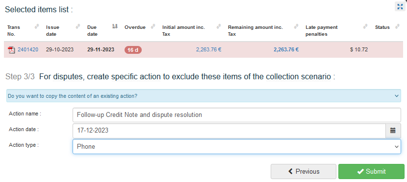 Qualification de la pièce