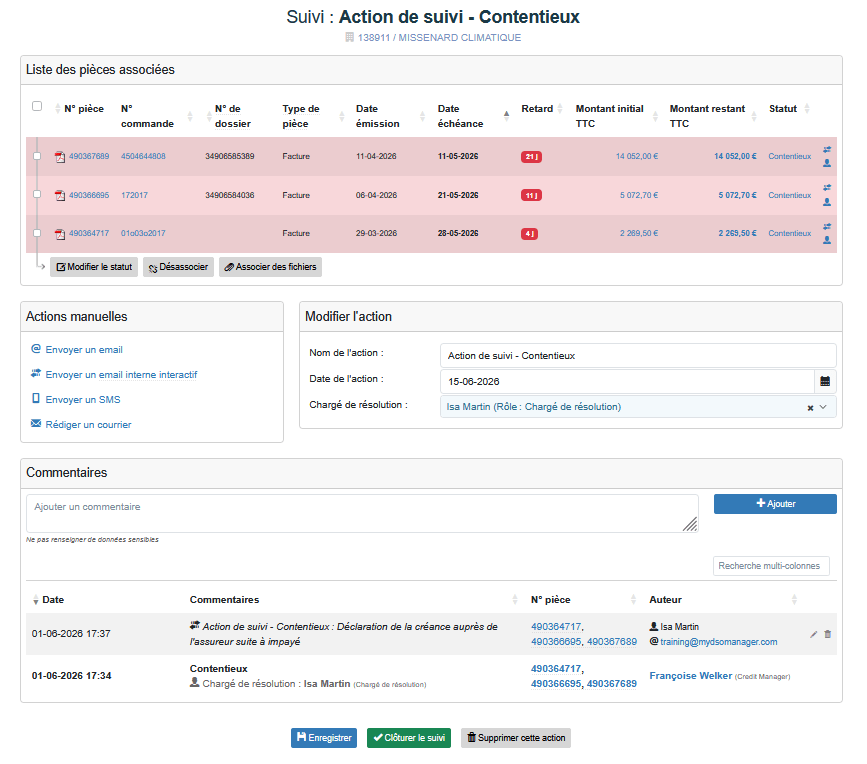 Configuration statut