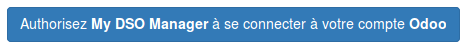 Authorisez My DSO Manager à se connecter à votre compte Odoo
