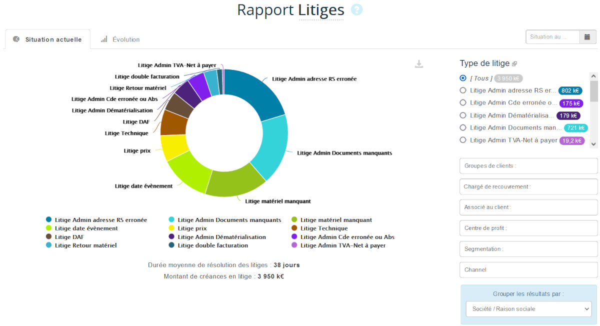 Rapport litige